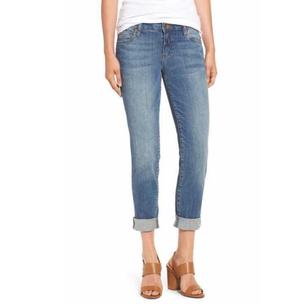 Kut From The Kloth Catherine Slim Boyfriend Capris 0